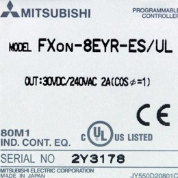 [중고] FX0N-8EYR-ES/UL  미쯔비시 피엘씨