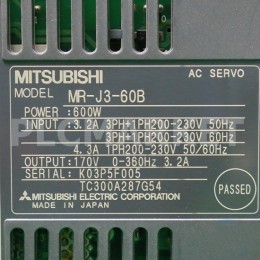 [중고] MR-J3-60B 미쯔비시 서보드라이버