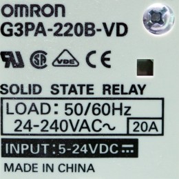 [중고] G3PA-220B-VD OMRON 릴레이