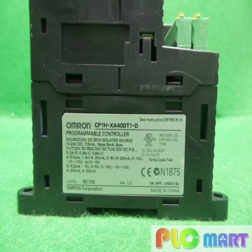 [중고] CP1H-XA40DT1-D OMRON 피엘씨