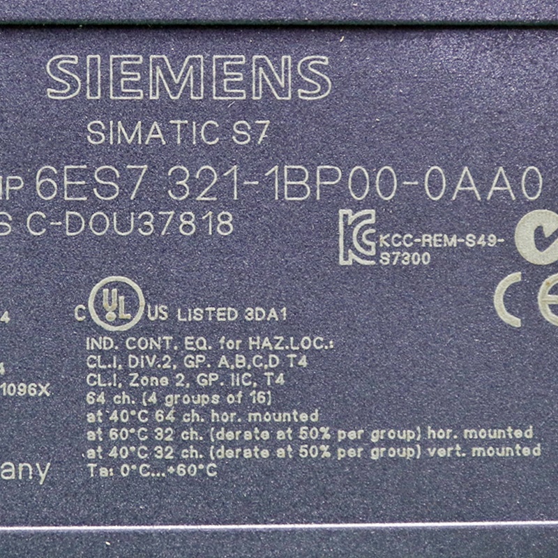 [미사용] 6ES7 321-1BP00-0AA0 지멘스 INPUT MODULE
