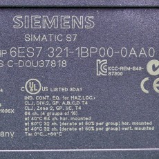 [미사용] 6ES7 321-1BP00-0AA0 지멘스 INPUT MODULE