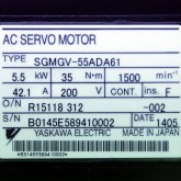 [중고] SGMGV-55ADA61 야스까와 5.5KW 서보모터