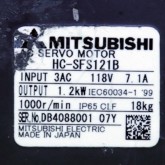 [미사용] HC-SFS121B 미쯔비씨 1.2KW 서보모터