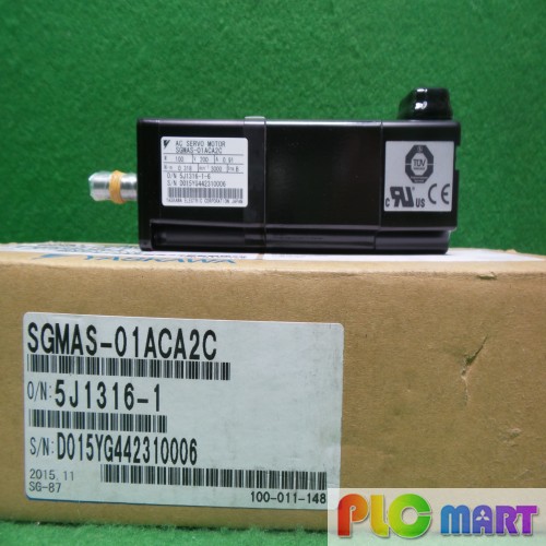[신품] SGMAS-01ACA2C 야스까와 100W 서보모터
