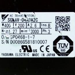 [중고] SGMAV-04A3A2C 야스카와 서보모터