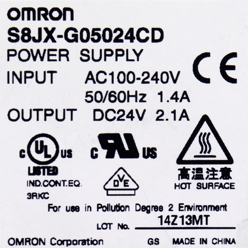 [중고] S8JX-G05024CD OMRON 파워 서플라이