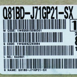 [미사용] Q81BD-J71GP21-SX 미쯔비씨 PLC
