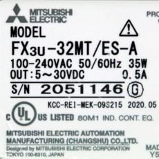 [중고] FX3U-32MT/ES-A 미쯔비씨 FX 피엘씨