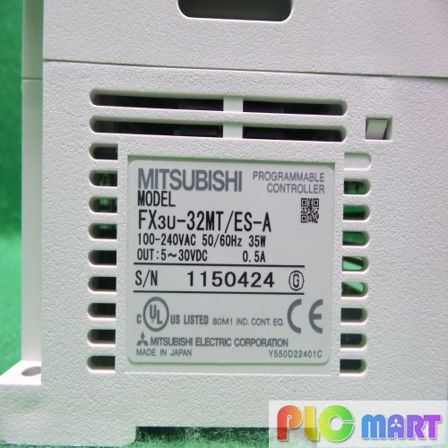 [중고] FX3U-32MT/ES-A 커버 없음 미쯔비씨 FX 피엘씨