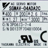 [중고] SGMAV-04ADA2C 야쓰까와 서보모터