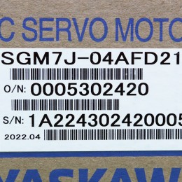 [신품] SGM7J-04AFD21 야스까와 400W 서보모터