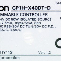 [중고] CP1H-X40DT-D 옴론 피엘씨