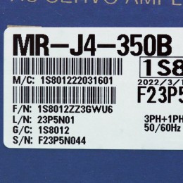 [미사용] MR-J4-350B 미쯔비씨 3.5KW 서보엠프