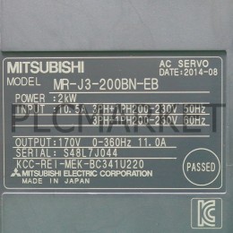 [중고] MR-J3-200BN-EB 미쯔비씨 서보드라이브