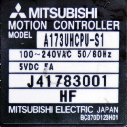 [중고] A173UHCPU-S1 미쯔비시 피엘씨