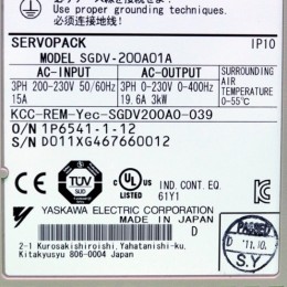 [중고] SGDV-200A01A 야스카와 서보팩