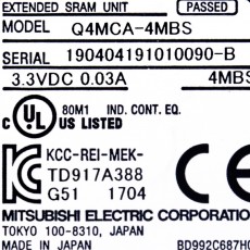 [중고] Q4MCA-4MBS MITSUBISHI 메모리카드