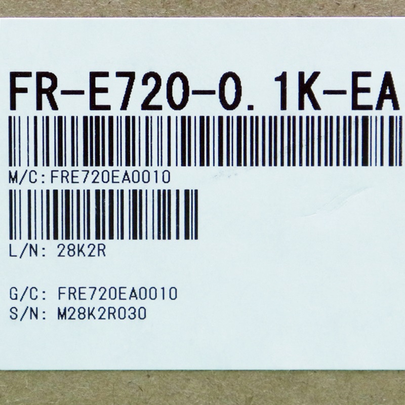 [신품] FR-E720-0.1K-EA 미쯔비씨 1/4마력 인버터