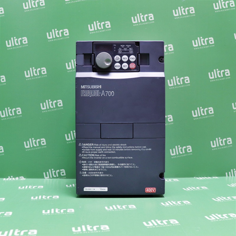 [중고] FR-A740-1.5K 케이스파손-1 미쯔비씨 2마력 인버터