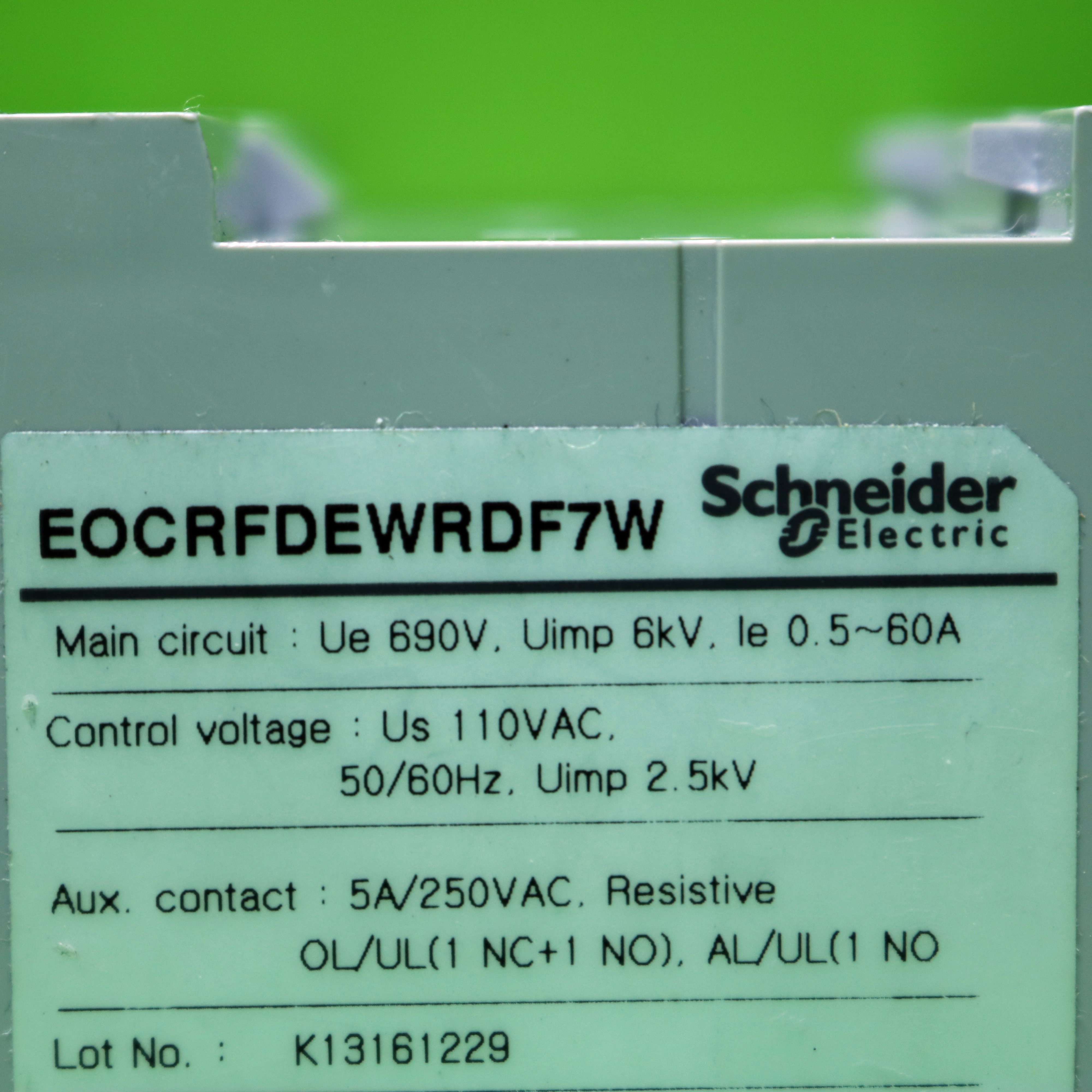 [중고] EOCRFDEWRDF7W  슈나이더 디지털 과전류계전기