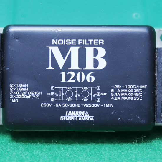 [중고] MB1206 람다 노이즈필터 250V 6A