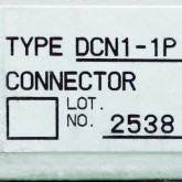 [신품] DCN1-1P 옴론 CONNECTOR