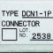 [신품] DCN1-1P 옴론 CONNECTOR