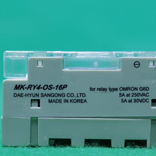 [중고] MK-RY4-OS-16P 대현 옴론 릴레이 단자대