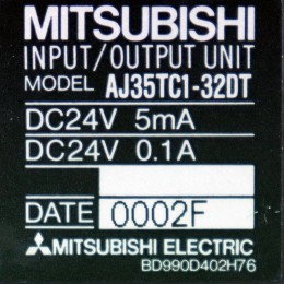 [중고] AJ35TC1-32DT 미쯔비시 Mitsubishi INPUT/OUTPUT UNIT