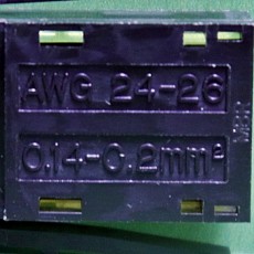 [신품] A6CON-P220 (낱개) 미쯔비시 씨씨링크 I / O 용 원터치 커넥터 플러그