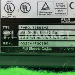 [중고] FVRO.75E9S-2 후지 인버터