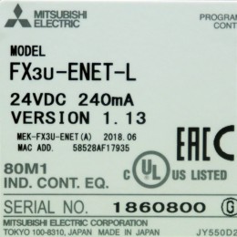 [중고] FX3U-ENET-L 미쯔비시 PLC