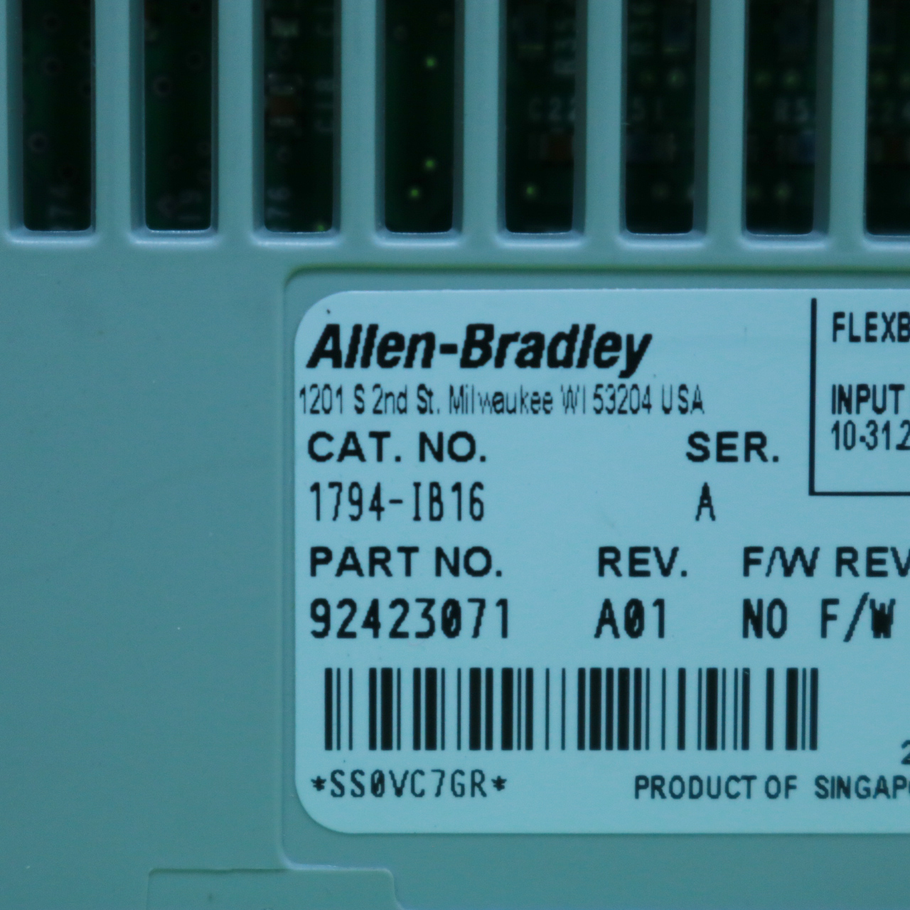 [중고] 1794-IB16 Allen-Bradley 인풋 모듈