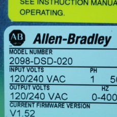[중고] 2098-DSD-020 Allen-Bradley 서보드라이브