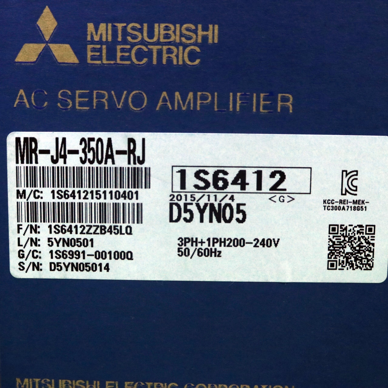 [신품] MR-J4-350A-RJ 미쯔비시 서보앰프