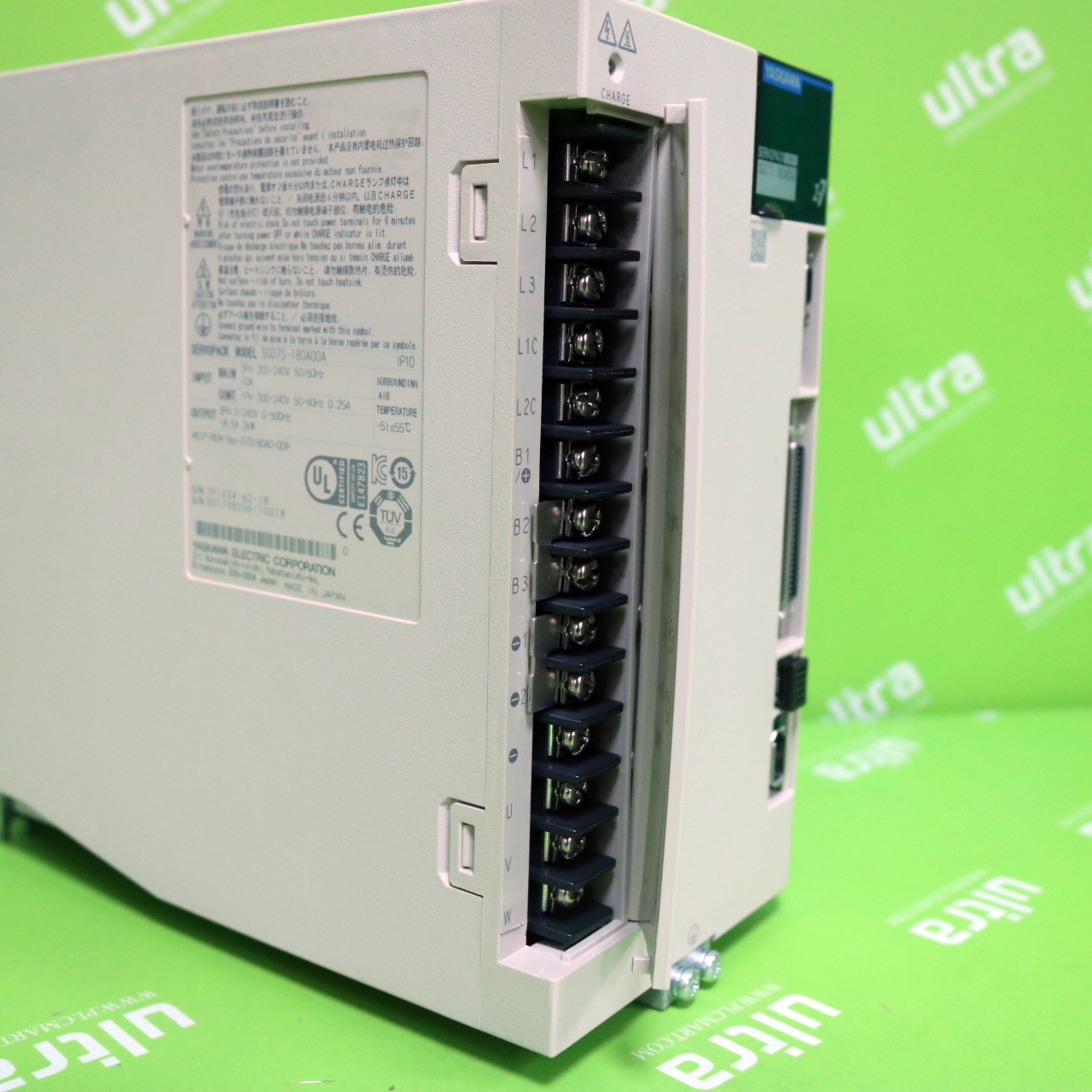 [미사용] SGD7S-180A00A Σ-7S모델 서보팩 아날로그 전압 •펄스열 지령형(SGD7S형)