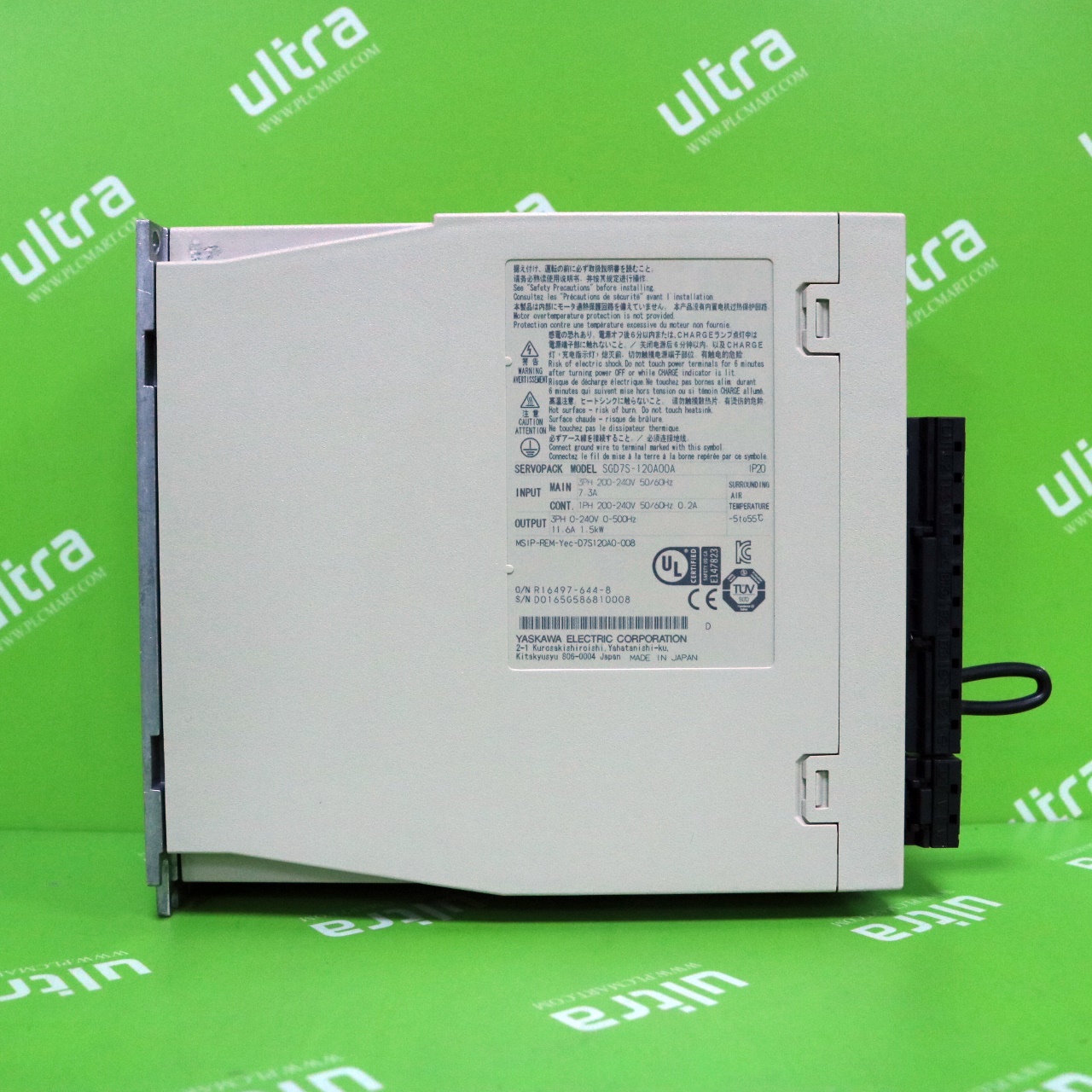 [중고] SGD7S-120A00A 야스까와 1.2KW DD모터용 서보팩