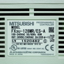 [중고] FX3U-128MR/ES-A 미쯔비씨 FX피엘씨