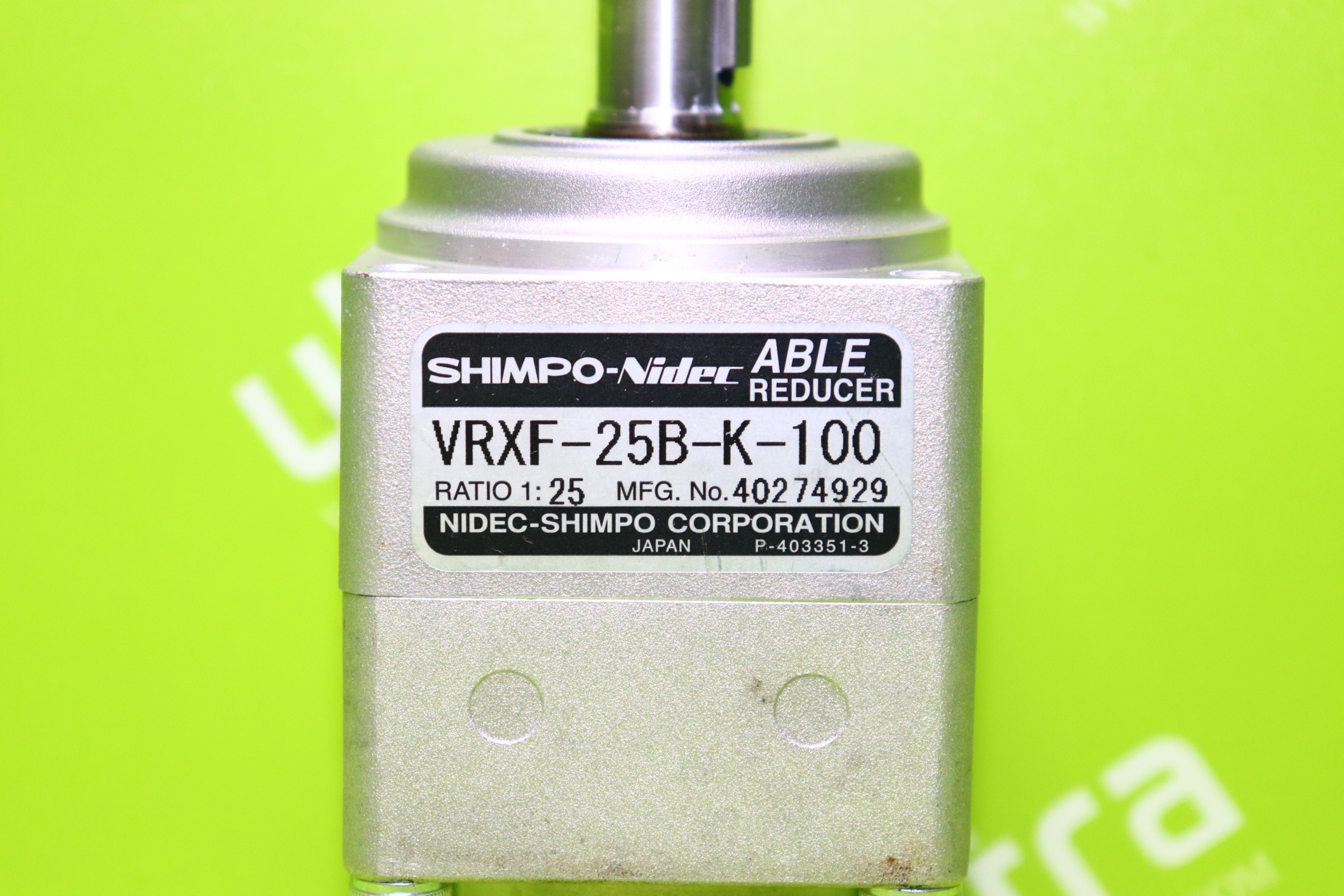 [중고] VRXF-25B-K-100 SHIMPO 25:1 100W 감속기