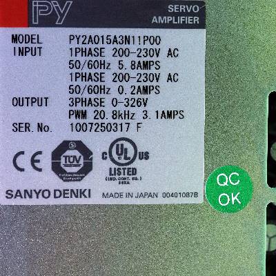 [중고] PY2A015A3N11P00 산요 SANYO DENKI