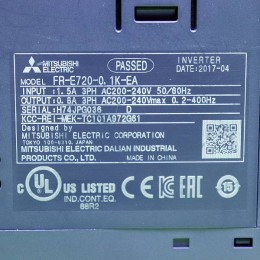 [중고] FR-E720-0.1K-EA 미쯔비씨 1/4마력 인버터