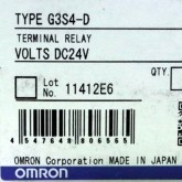 [신품] G3S4-D 옴론 TERMINAL RELAY