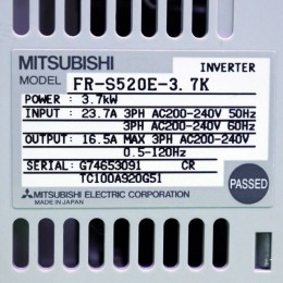 [중고] FR-S520E-3.7K 미쯔비씨 인버터
