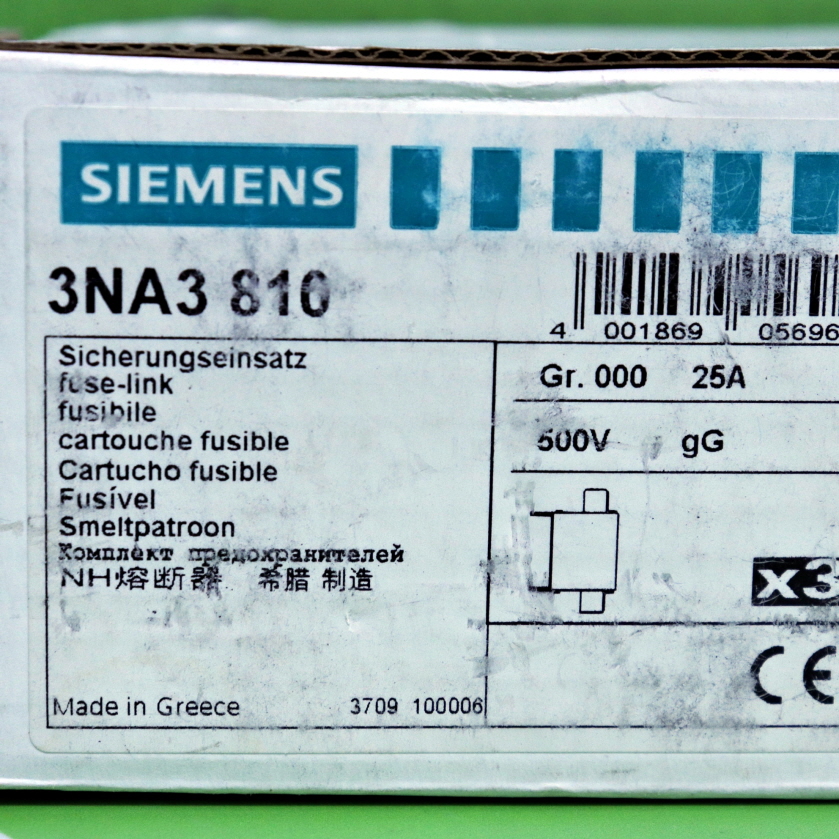 [신품] 3NA3 810 SIEMENS FUSE-LINK