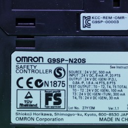 [미사용] G9SP-N20S 옴론 SAFETY CONTROLLER 24VDC
