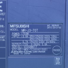 [중고] MR-J3-70T 미쯔비시 750W 서보 드라이브