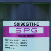 [신품] S9I90GTH-E SPG (에스피지) 90mm 90W 3상 220V 브레이크 모터 (납기 : 전화문의)