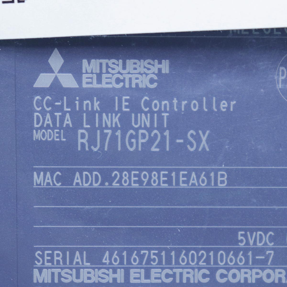 [미사용] RJ71GP21-SX 미쯔비시 CC링크 IE 컨트롤러 네트워크 모듈