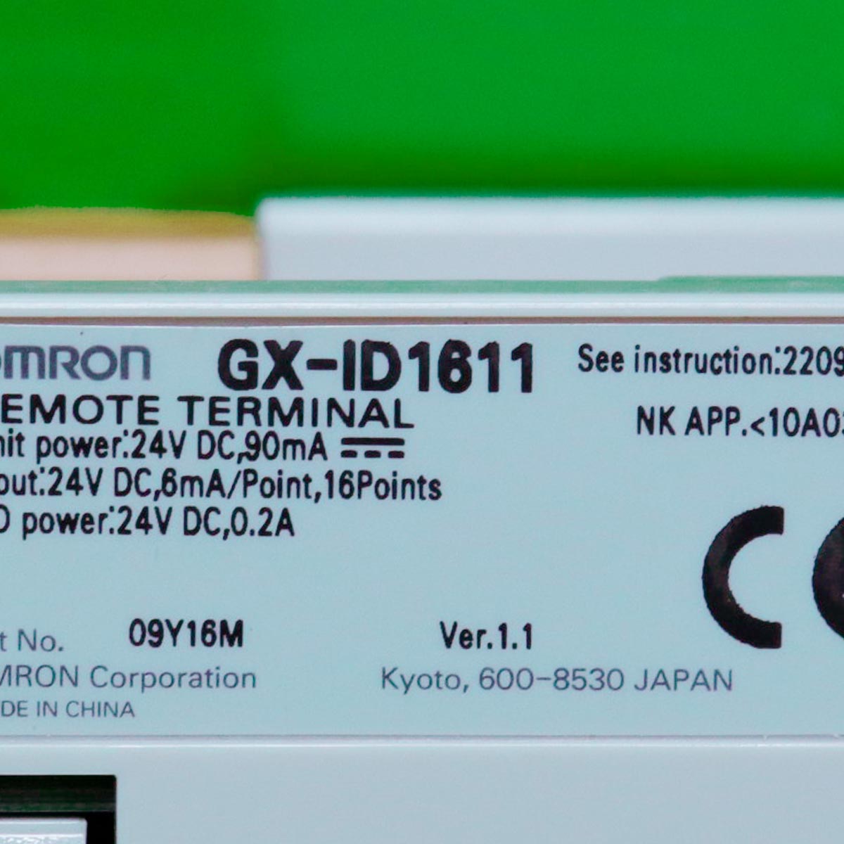 [중고] GX-ID1611 OMRON(오므론/옴론) PLC 입력유닛